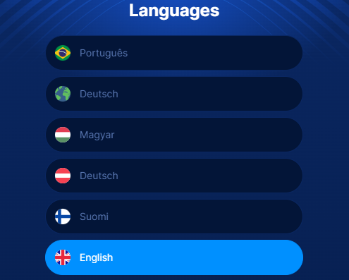 boomerang sportsbook languages